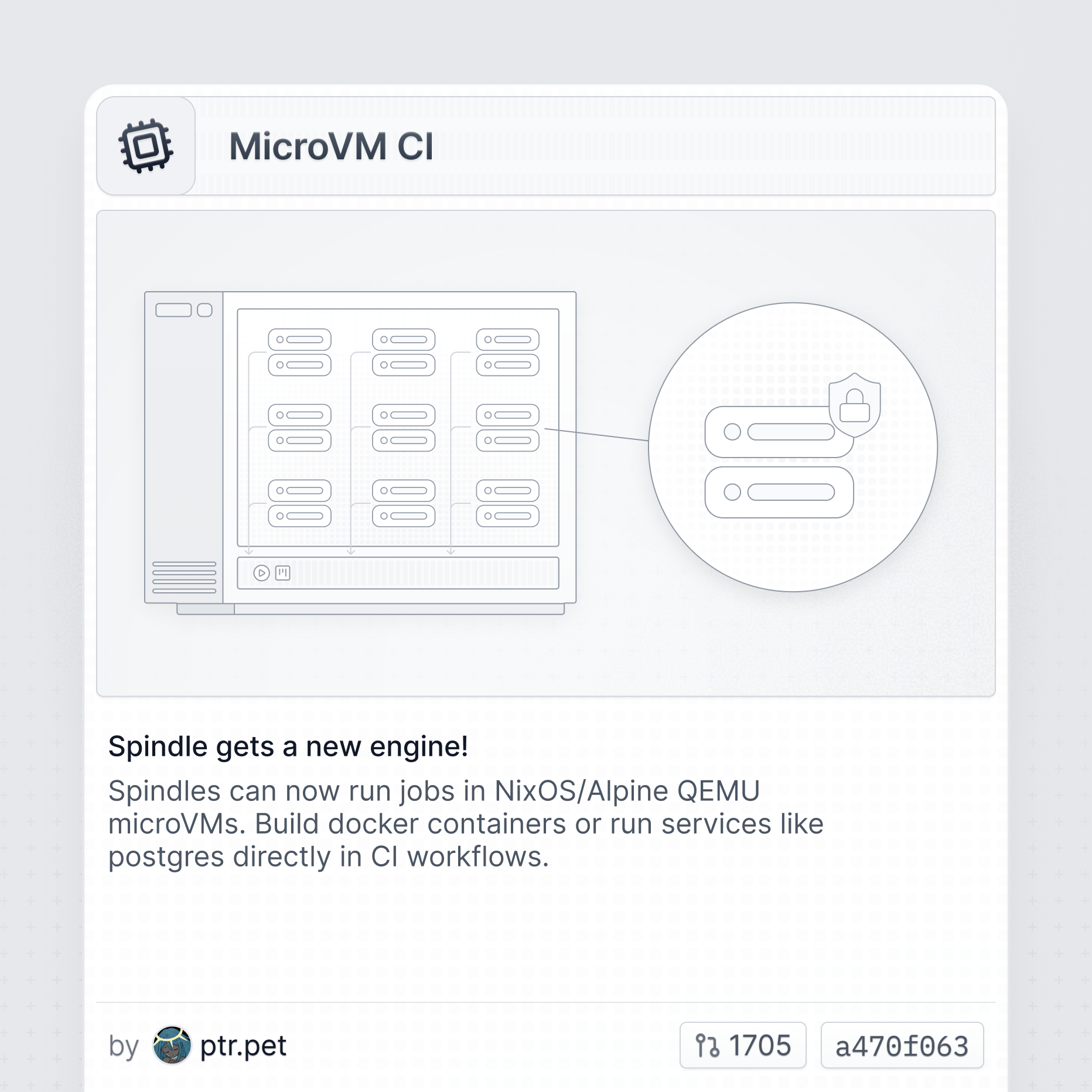 MicroVM CI feature
card